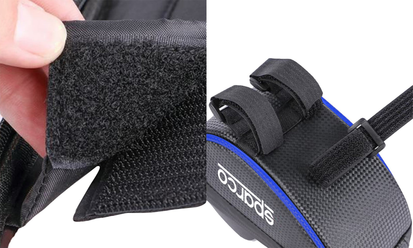 SPARCO Borsa blu porta cellulare per bici in microfibra impermeabile