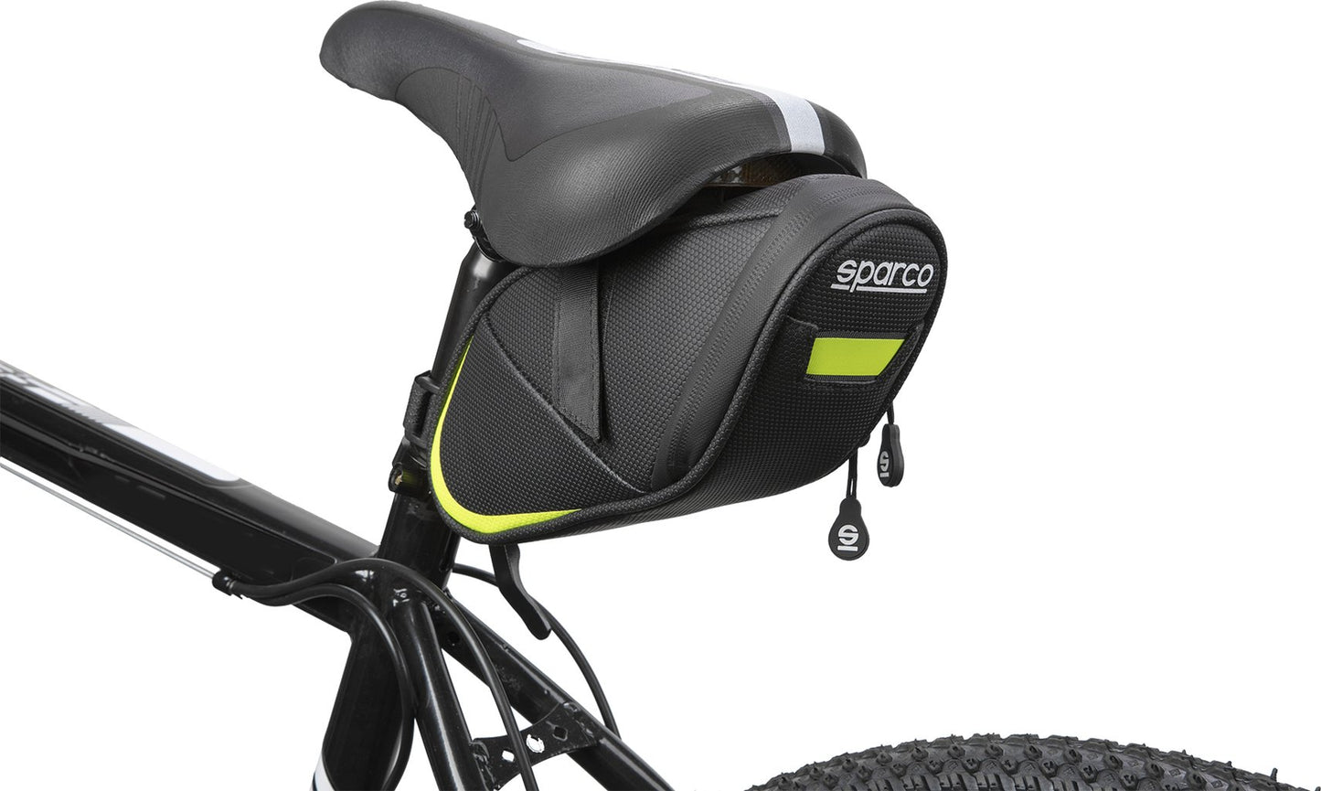 SPARCO borsa gialla per bicicletta in materiali compositi impermeabile