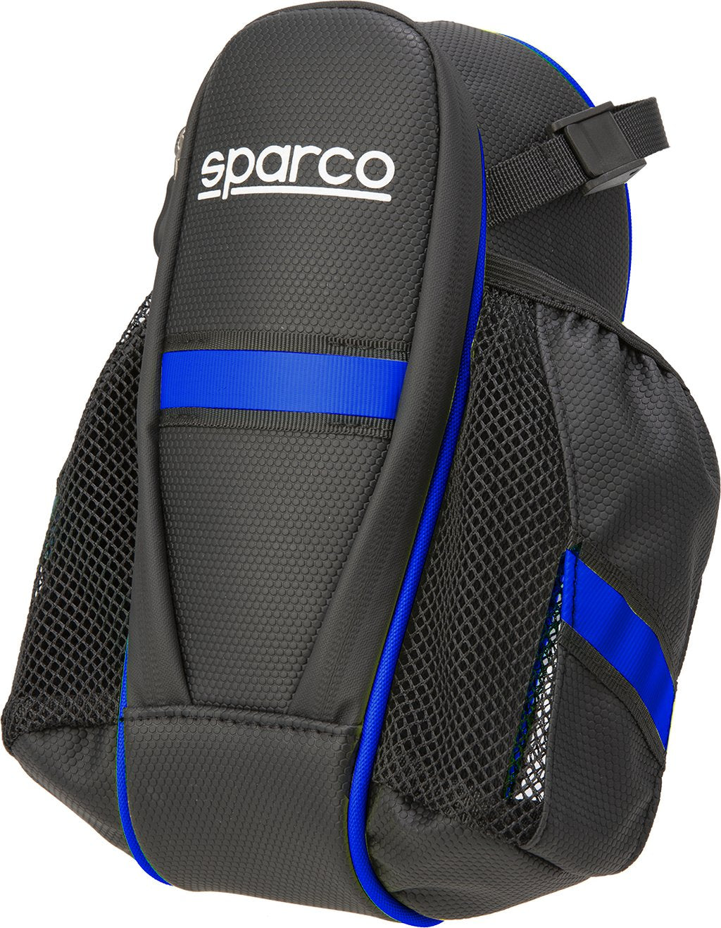 SPARCO borsa blu da sella per bicicletta in nylon adatta a lunghi viaggi cn