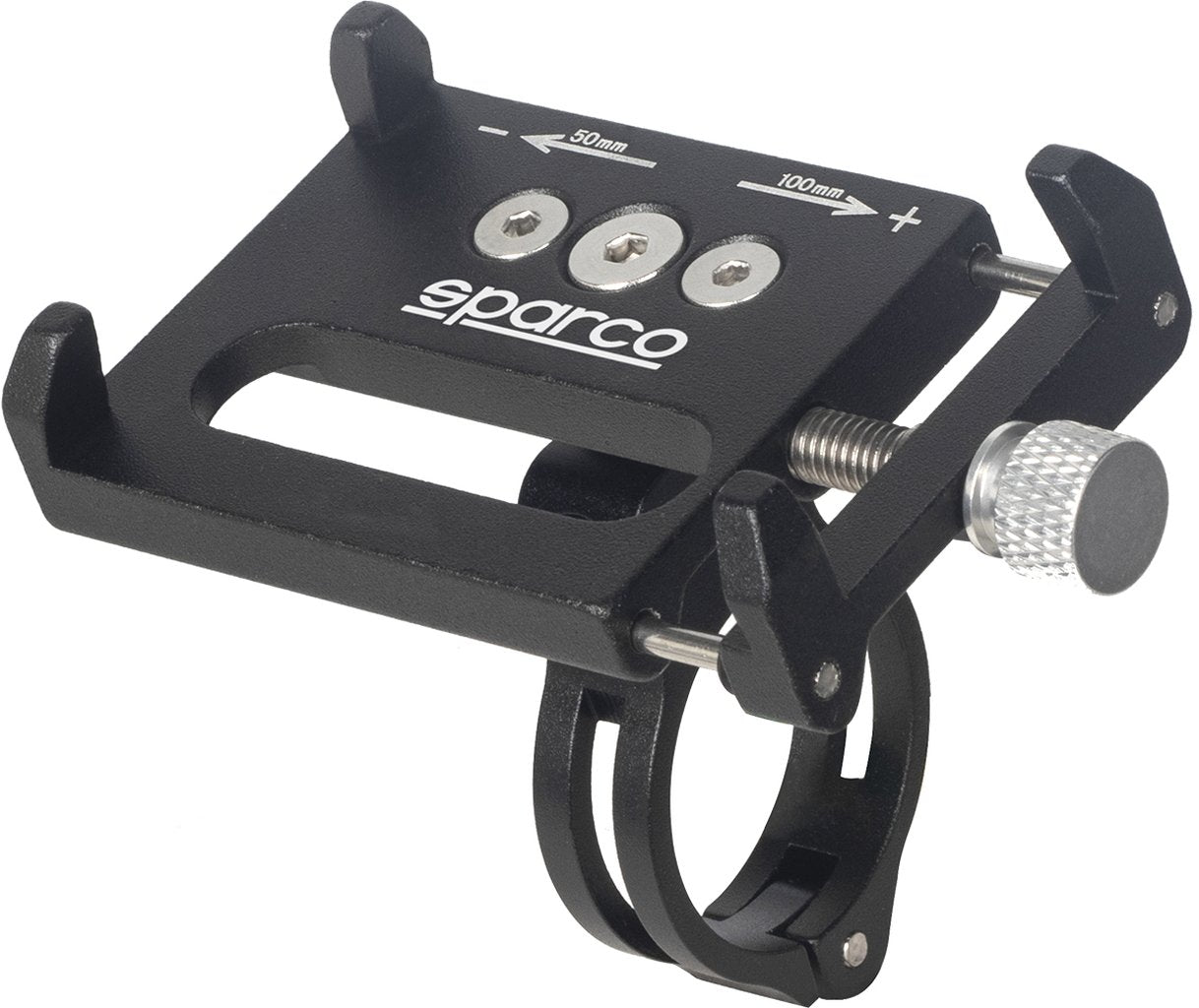 SPARCO Porta Smartphone per bici in lega di alluminio regolabile e facile