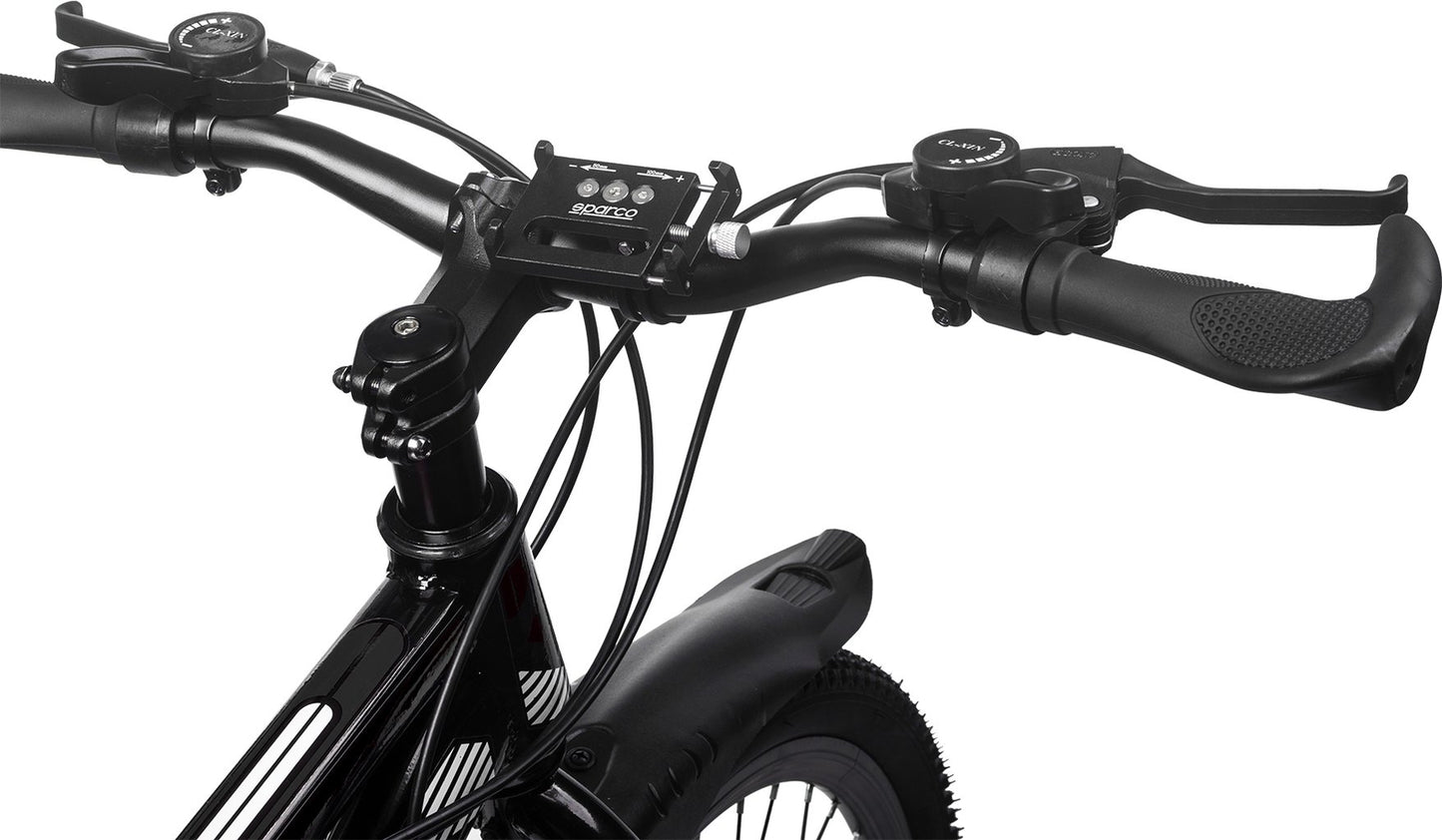 SPARCO Porta Smartphone per bici in lega di alluminio regolabile e facile