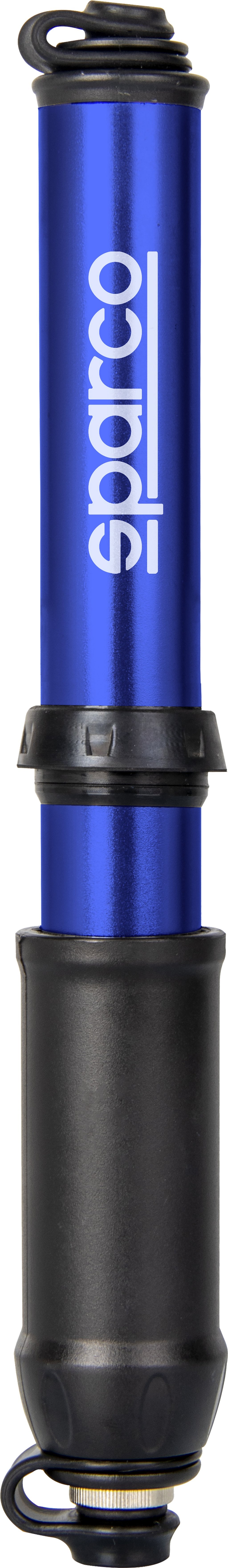 SPARCO Mini pompa blu per bicicletta in alluminio adatta alla maggior parte