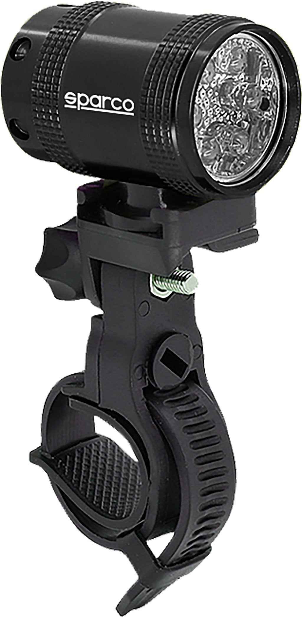 SPARCO Set luce per bicicletta in alluminio anteriore e posteriore con luce