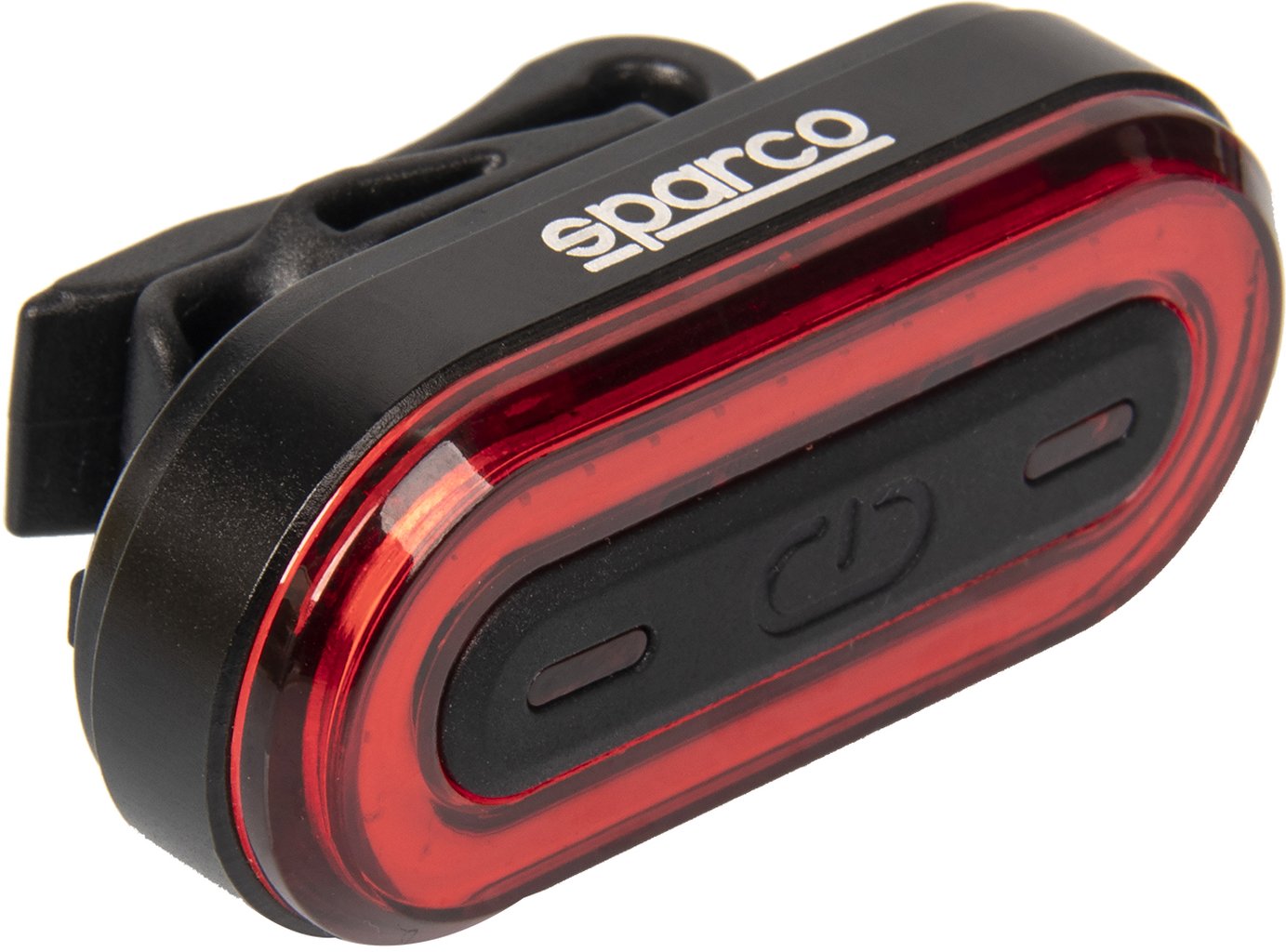 SPARCO Fanalino posterioreper bicicletta in alluminio e silicone impermeabile