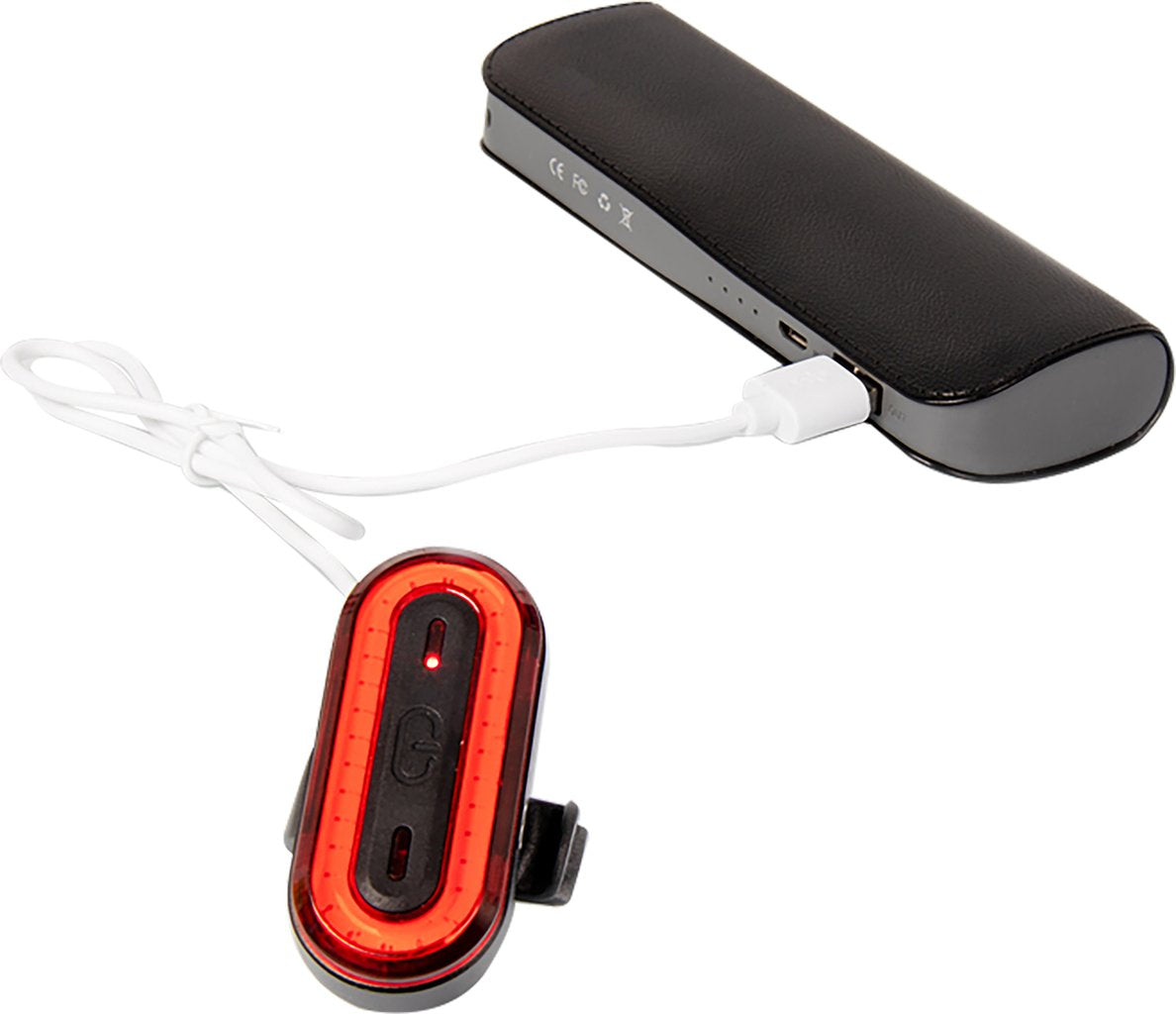 SPARCO Fanalino posterioreper bicicletta in alluminio e silicone impermeabile