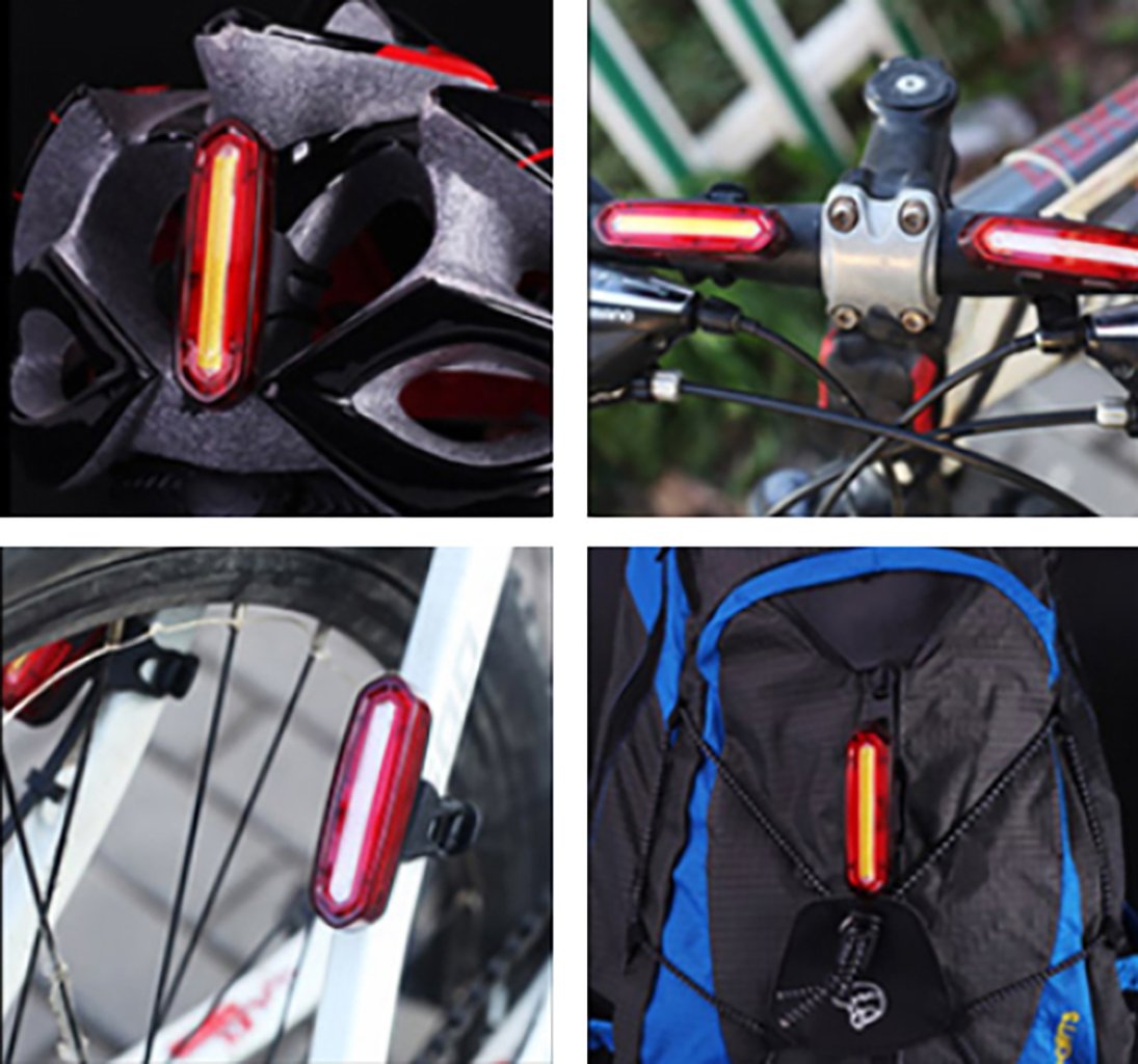 SPARCO Fanalino posteriore per bicicletta in PC e ABS con sei modalit?