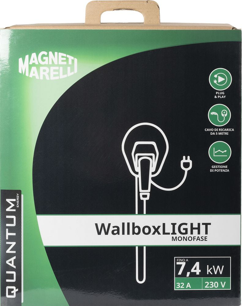Magneti Marelli Wallbox Light Monofase Quantum Energy fino a 7,4 KW