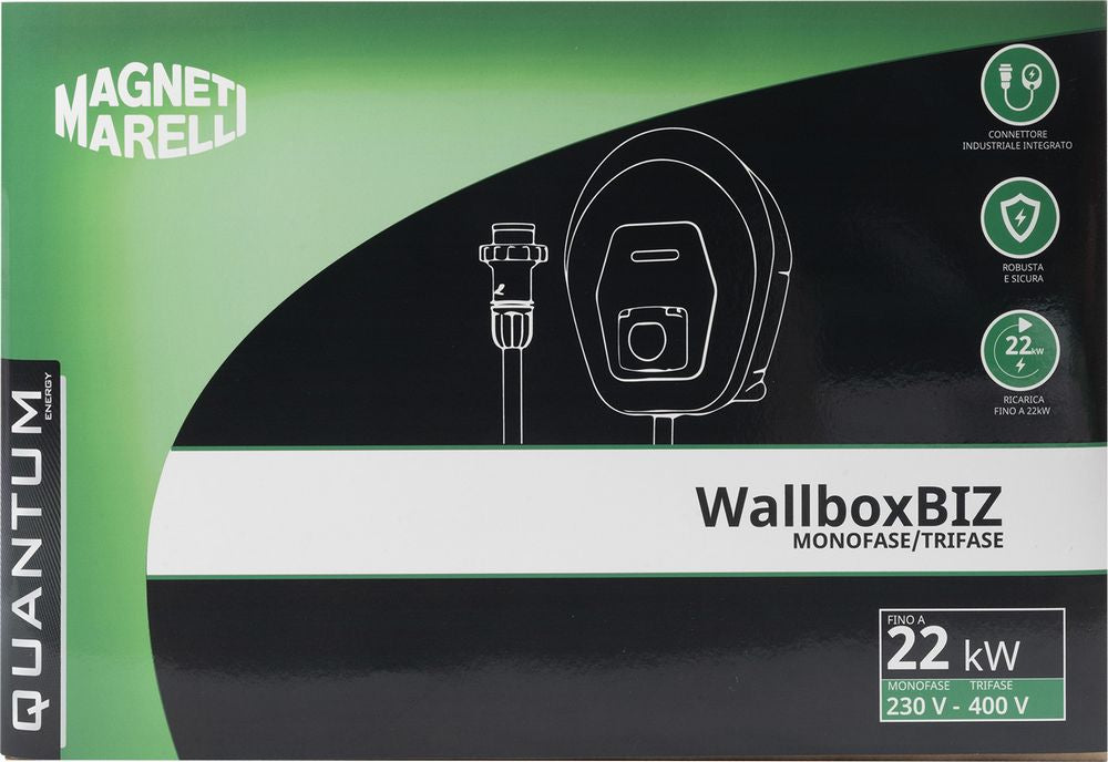 Magneti Marelli Wallbox Biz Monofase/Trifase Quantum Energy fino a 22 KW