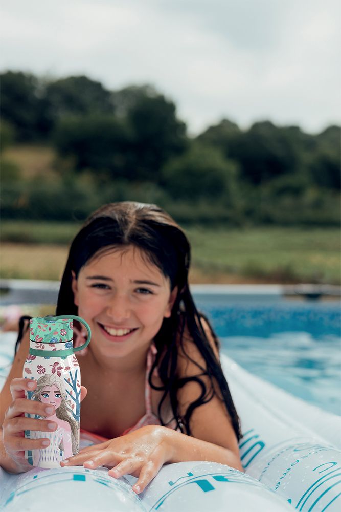 Borraccia per bambine in acciaio inossidabile isolante Frozen 330 ml