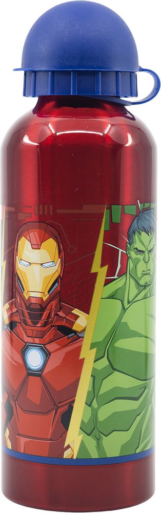 Borraccia per bambini in alluminio Avengers 530 ml
