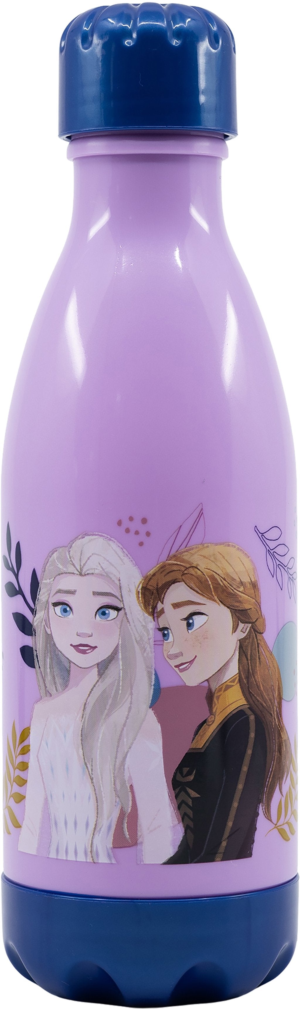 TATAWAY Disney Borraccia azzurra per bambine in plastica Frozen Elsa e Anna 560
