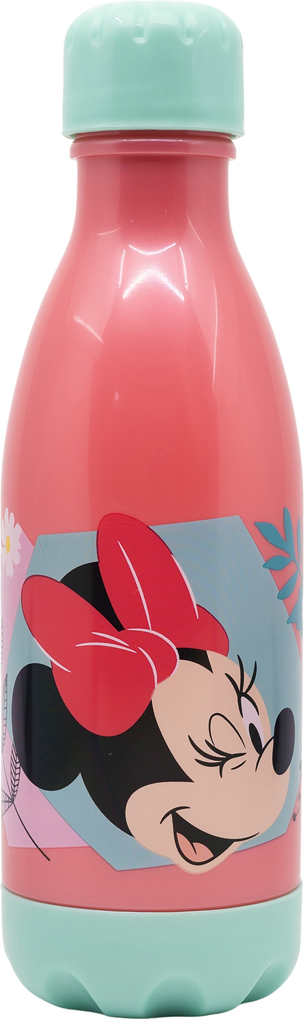 TATAWAY Disney Borraccia azzurra per bambine in plastica Minnie Mouse Topolina
