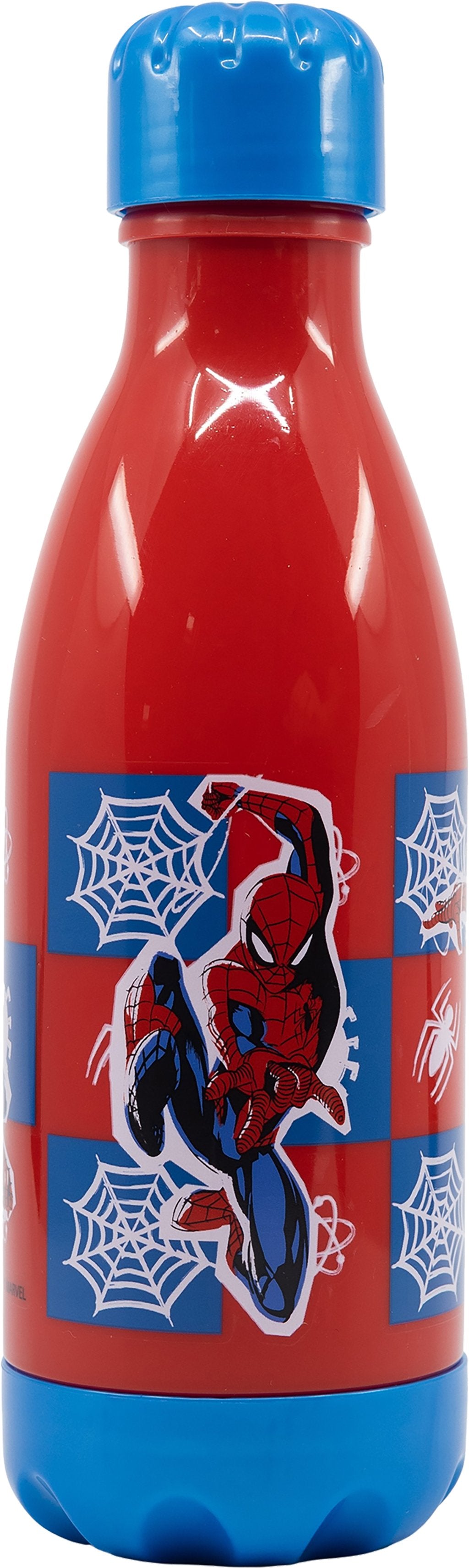 TATAWAY Disney Marvel Borraccia rossa per bambini in plastica Spiderman Uomo