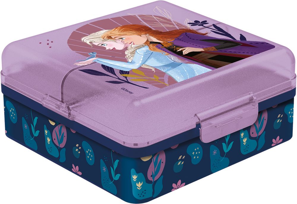 Sandwich Box con multi scomparto per bambine in plastica Frozen
