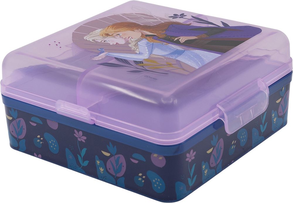 Sandwich Box con multi scomparto per bambine in plastica Frozen