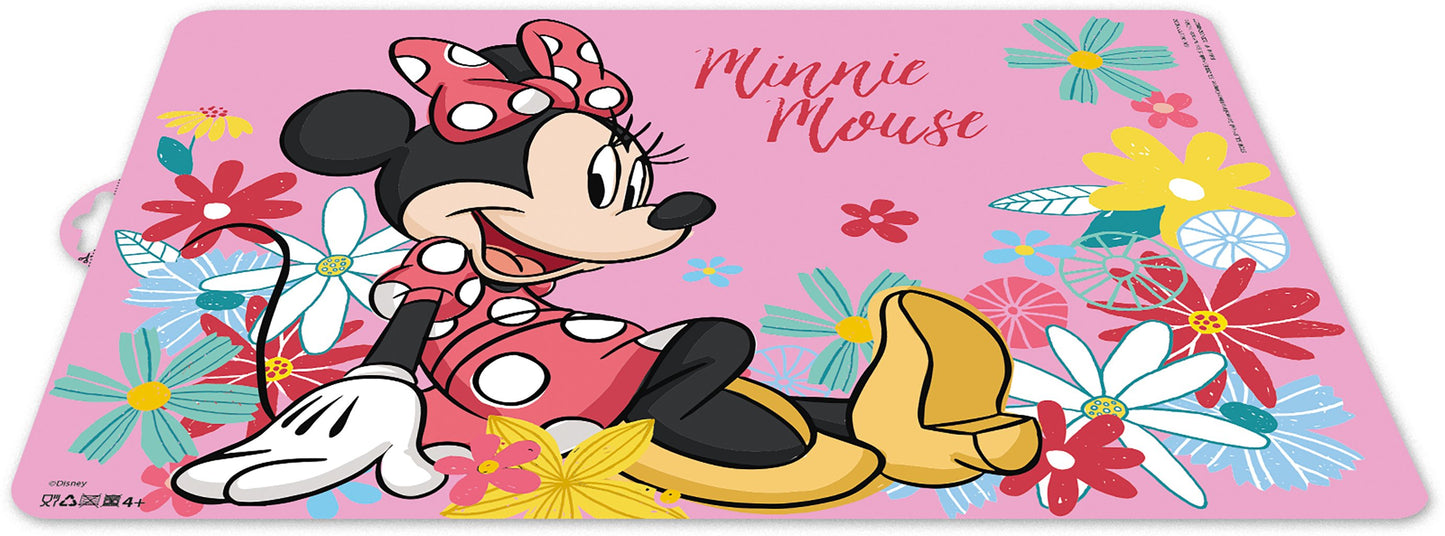 TATAWAY Disney Tovaglietta individuale colorata per bambine in plastica Minnie