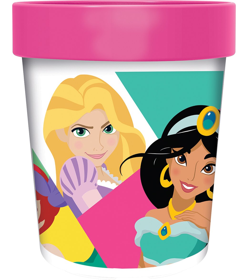 TATAWAY Disney Bicchiere rosa per bambine in plastica Principesse Jasmine