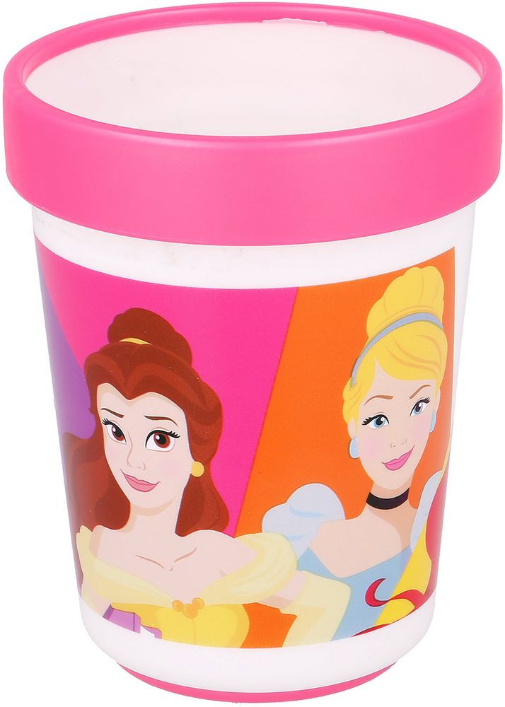 Bicchiere per bambine in plastica Principesse 260 ml