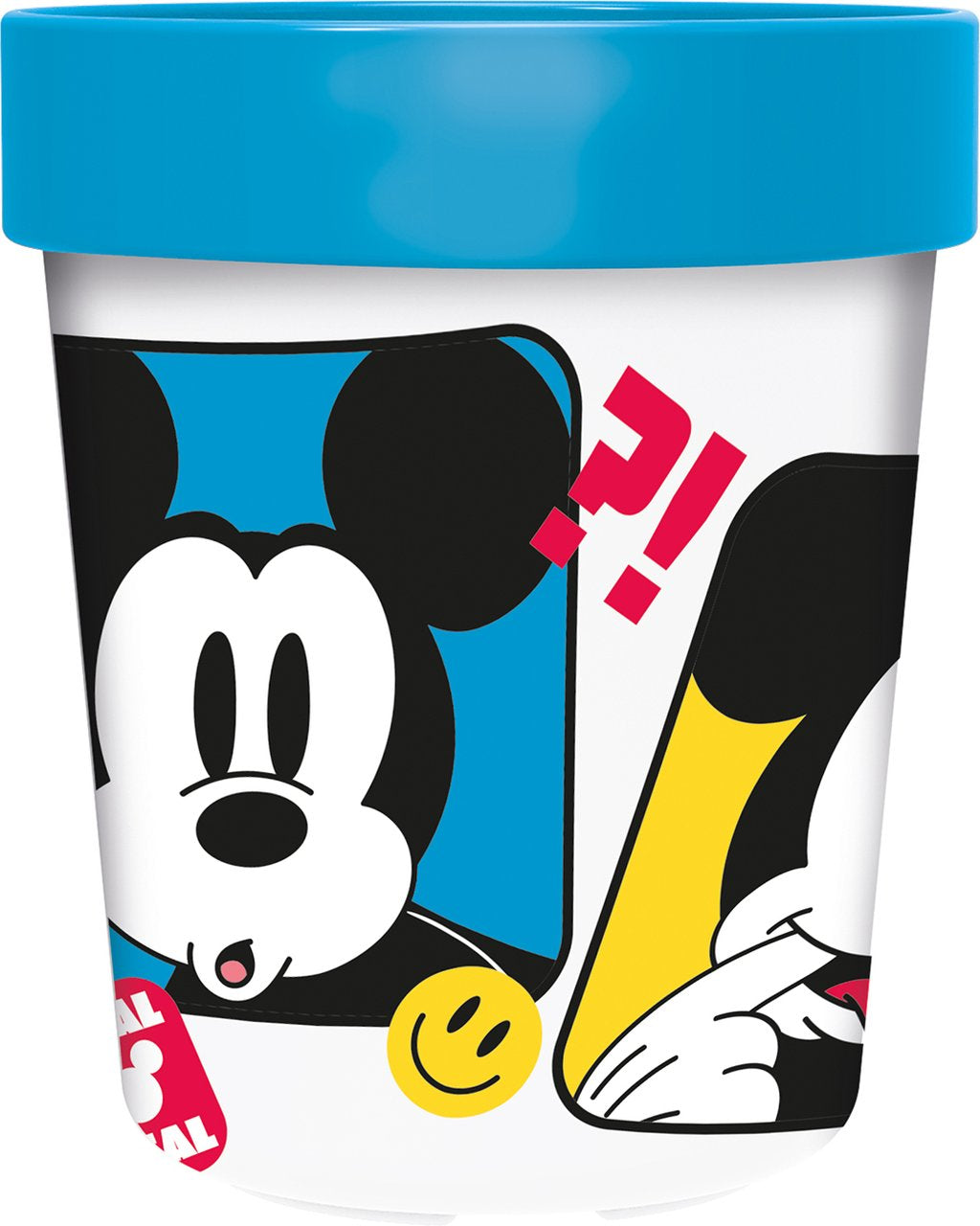 TATAWAY Disney Bicchiere azzurro per bambini in plastica Mickey Mouse Topolino
