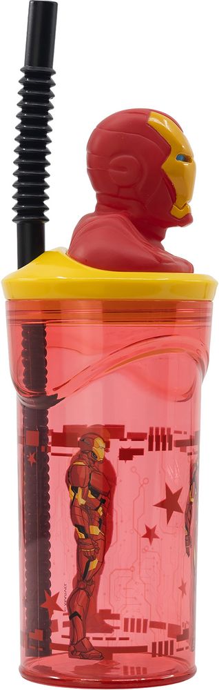 Borraccia per bambini in plastica Iron Man 360 ml
