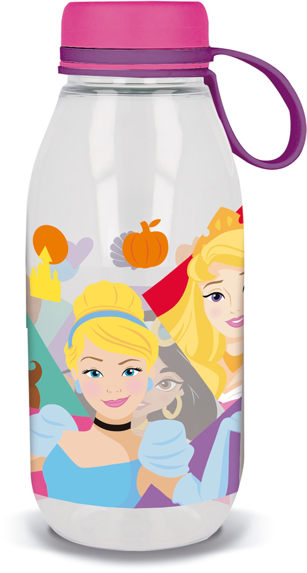 TATAWAY Disney Borraccia Ecozen trasparente per bambine in tritan Principesse