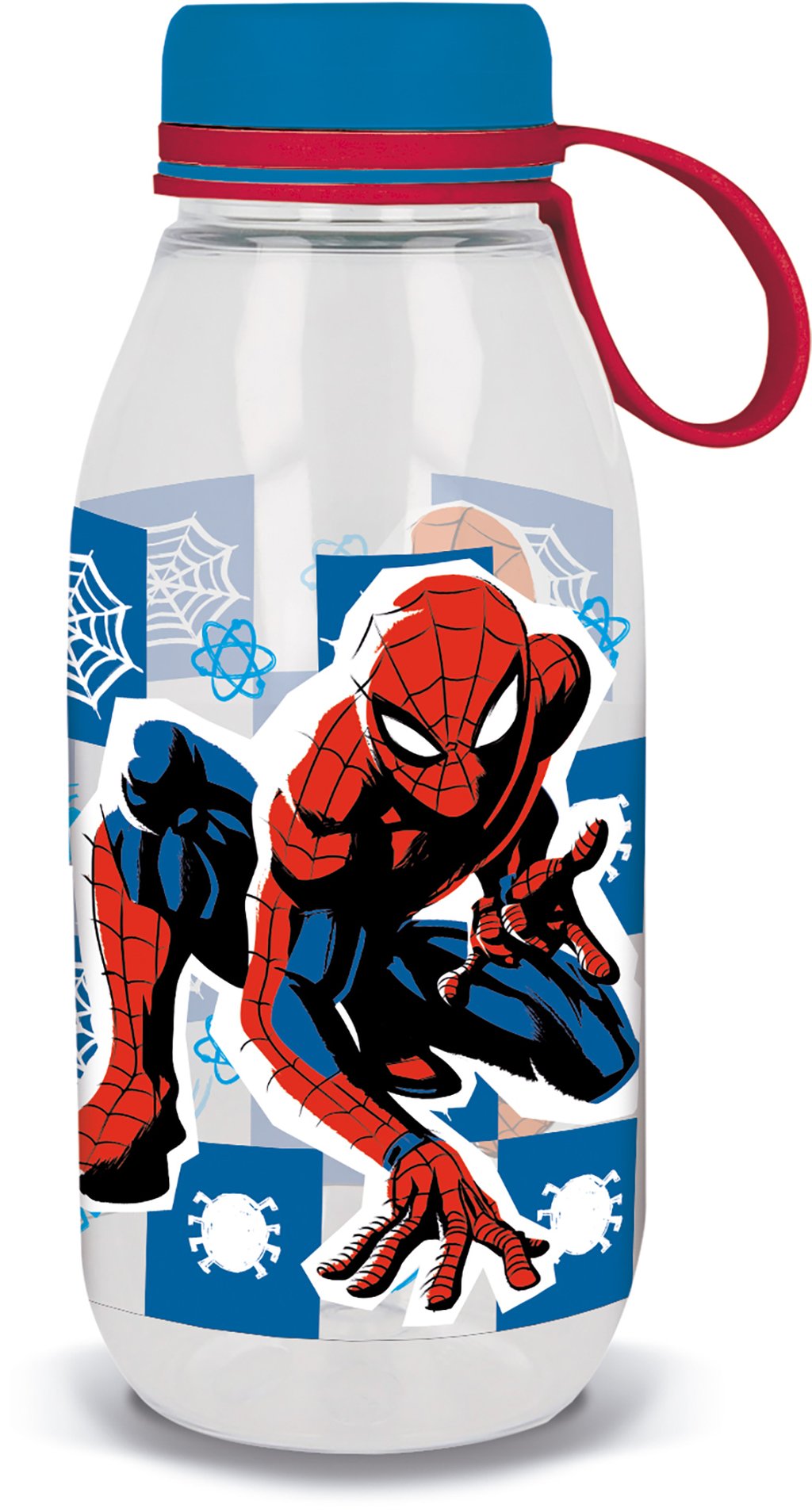 TATAWAY Marvel Borraccia Ecozen trasparente per bambini in tritan Spiderman