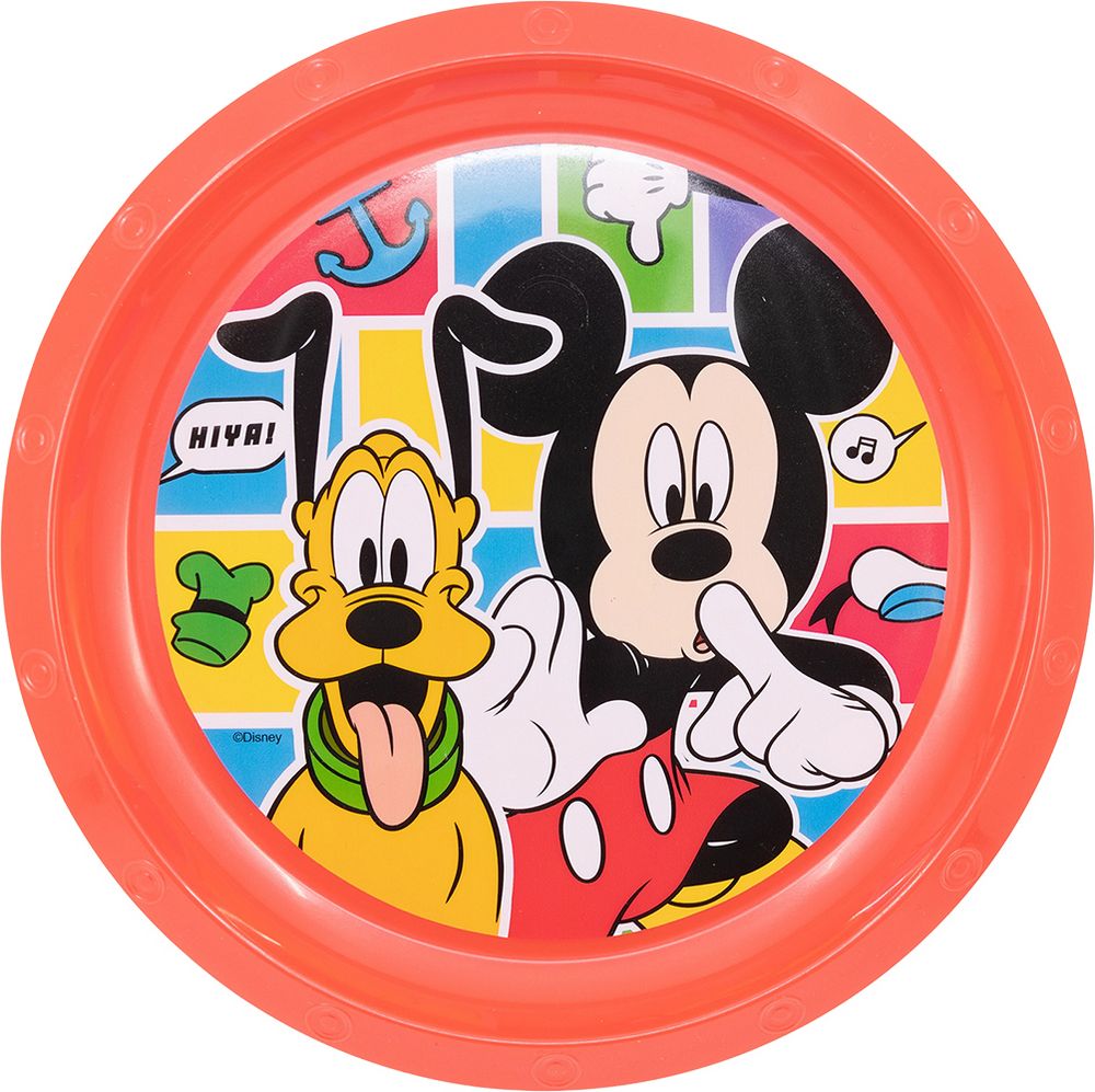 Piatto Piano in plastica Mickey Mouse Disney