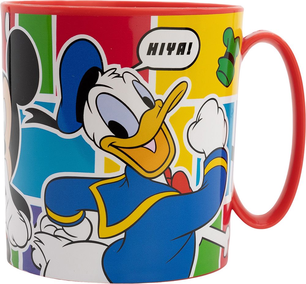 Tazza in plastica adatta a microonde Mickey Mouse Disney 350 ml