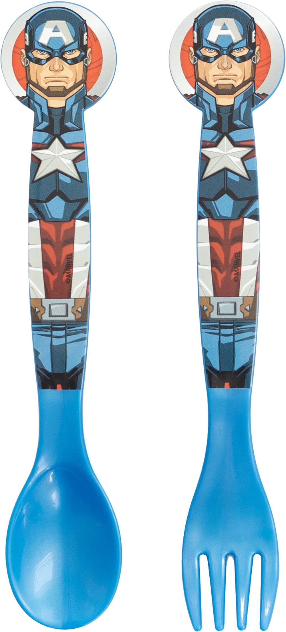 Set 2 posate in plastica Avengers Marvel