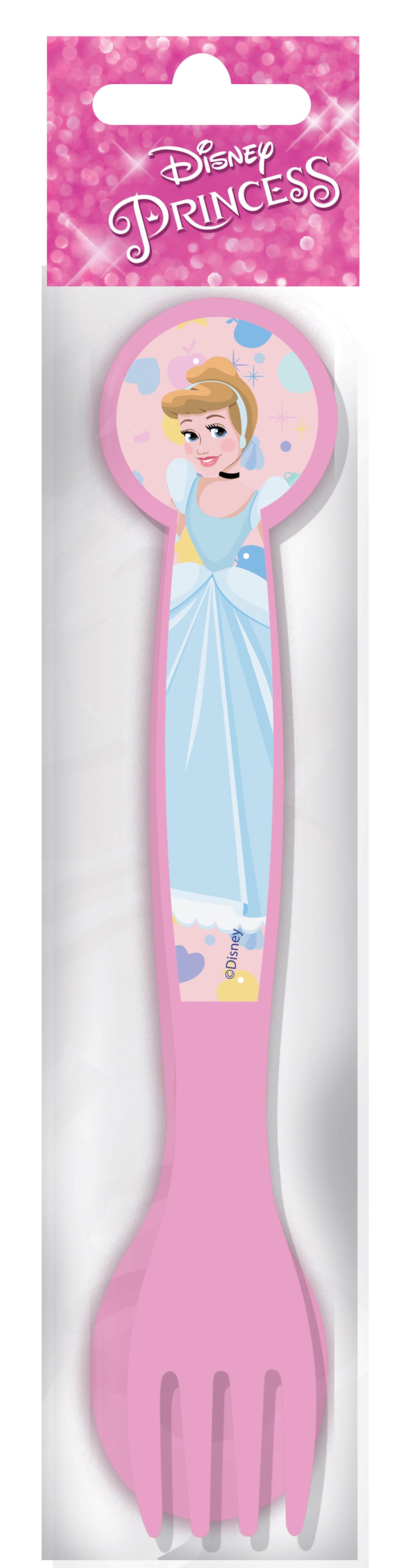 Set 2 posate in plastica Principesse Disney