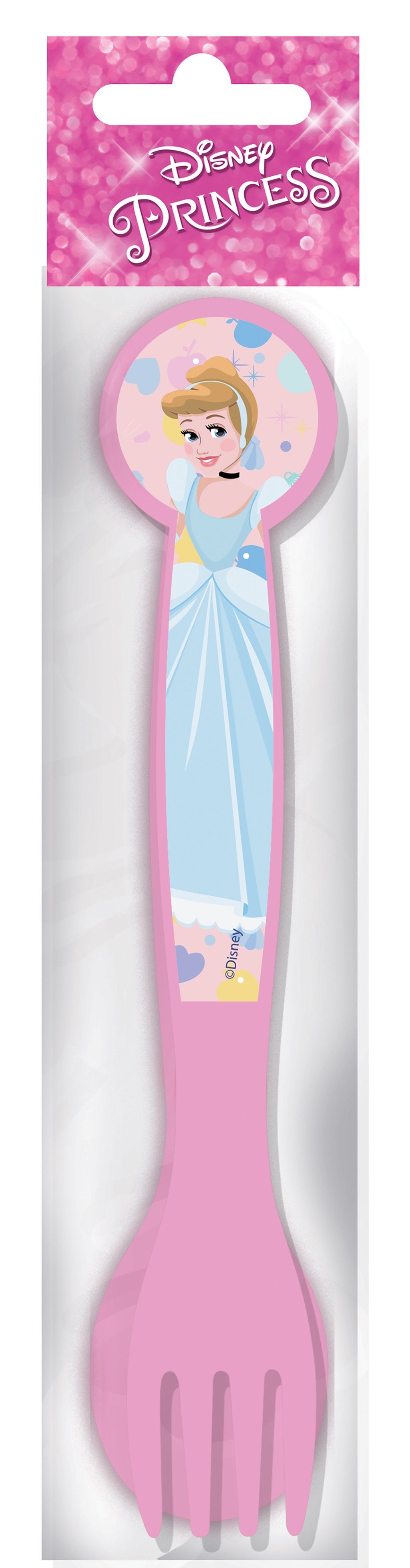 TATAWAY Disney Set 2 posate rosa per bambini in plastica Principesse