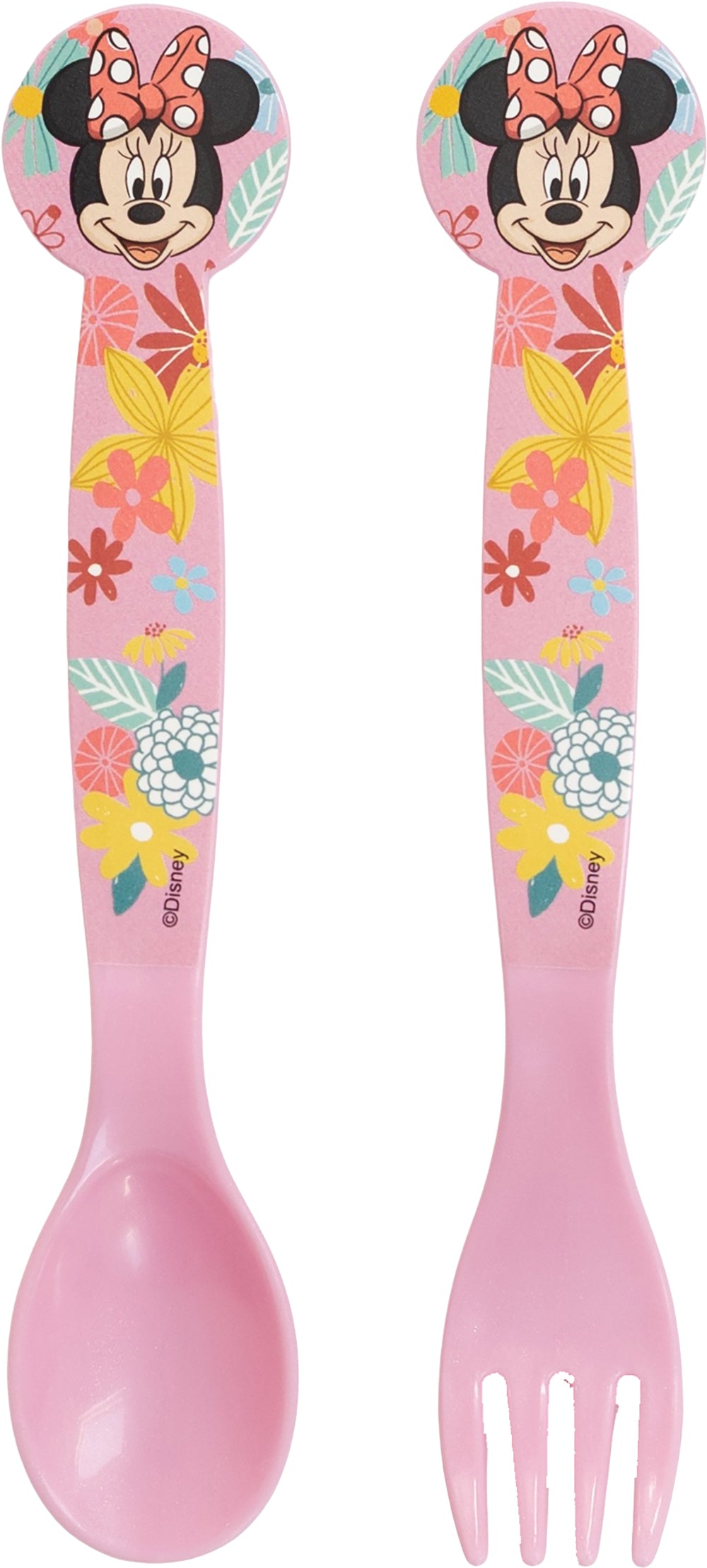 Set 2 posate in plastica Minnie Mouse Disney