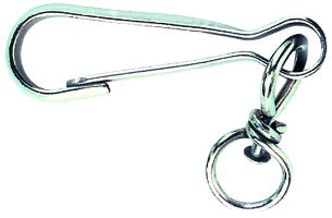 MOSCHETTONE SIMPLEX NICHELATO MM. 60