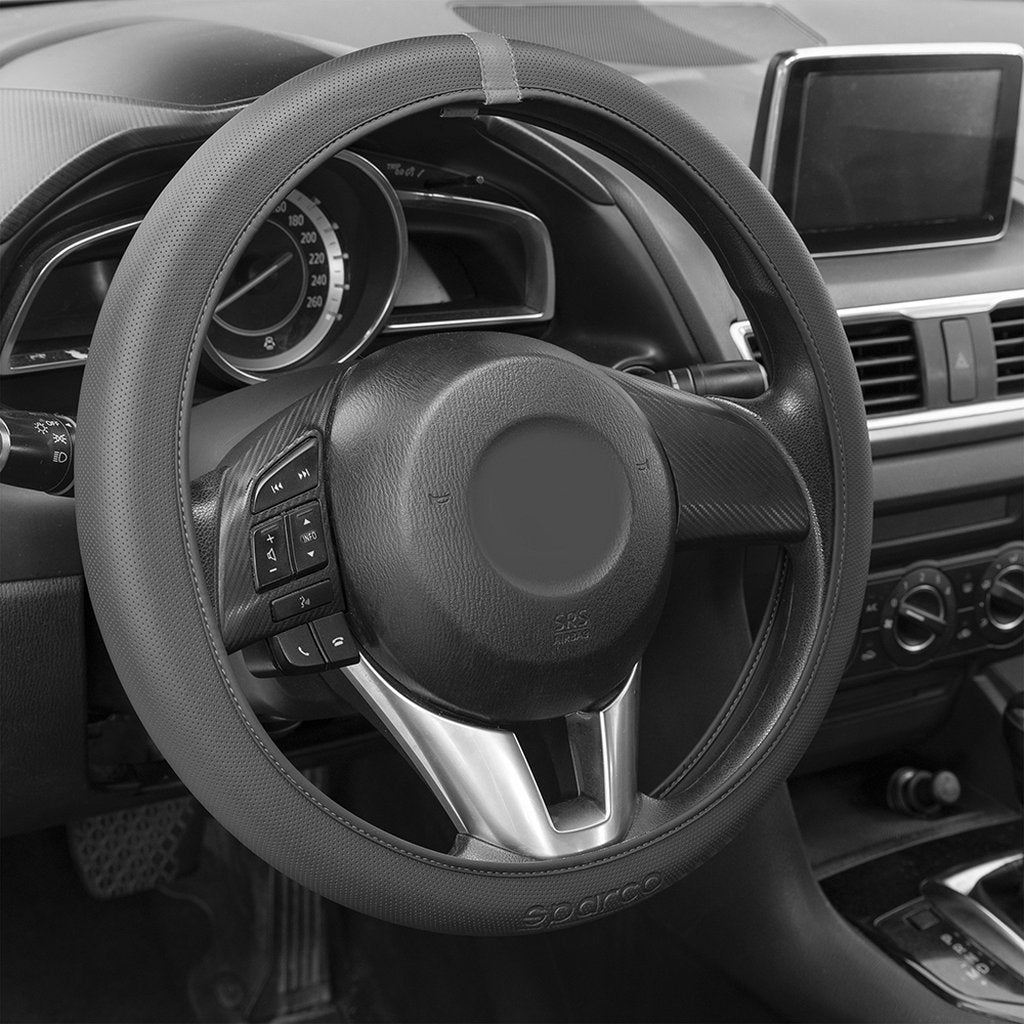 Coprivolante per auto di colore nero Sparco