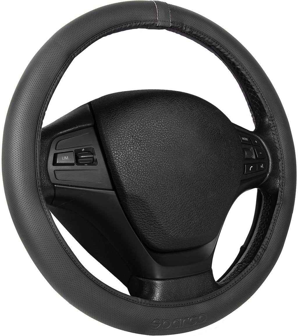 SPARCO Coprivolante per auto nero in EVA senza anello di gomma e facile