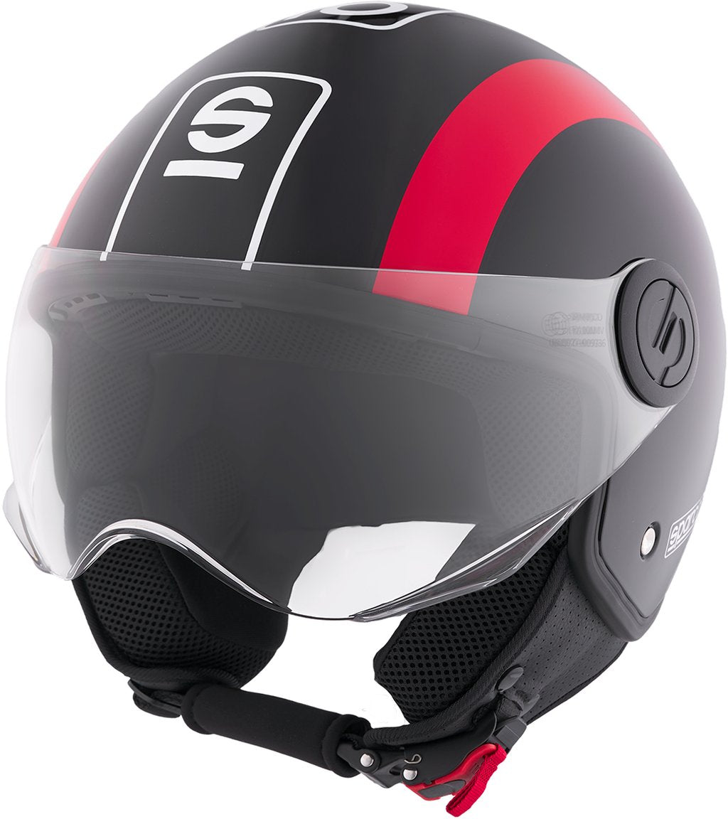 Casco Demi-Jet per moto Sparco con calotta in ABS Taglia S