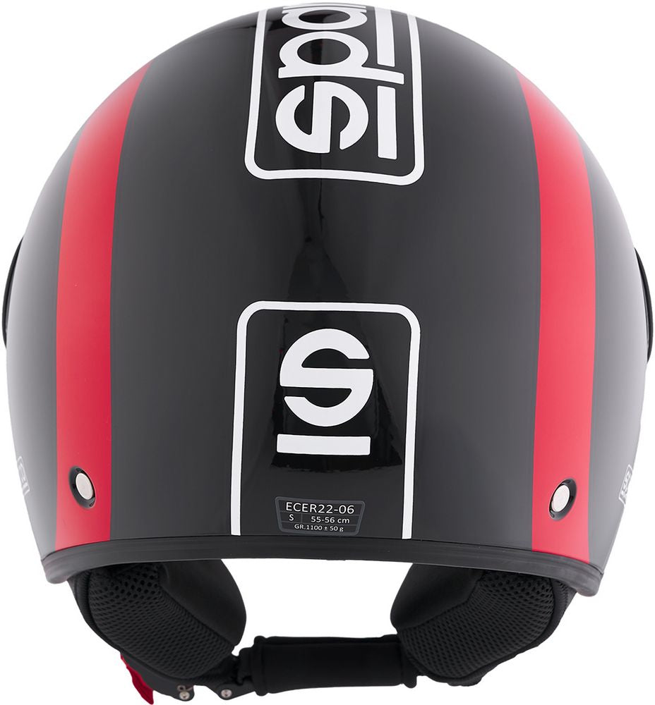 Casco Demi-Jet per moto Sparco con calotta in ABS Taglia L