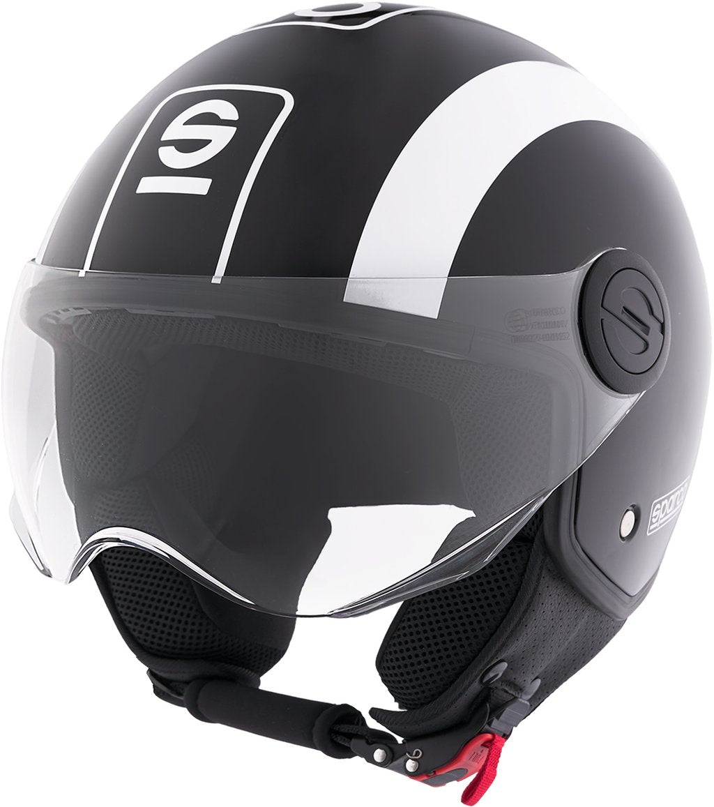 Casco Demi-Jet per moto Sparco con calotta in ABS Taglia M
