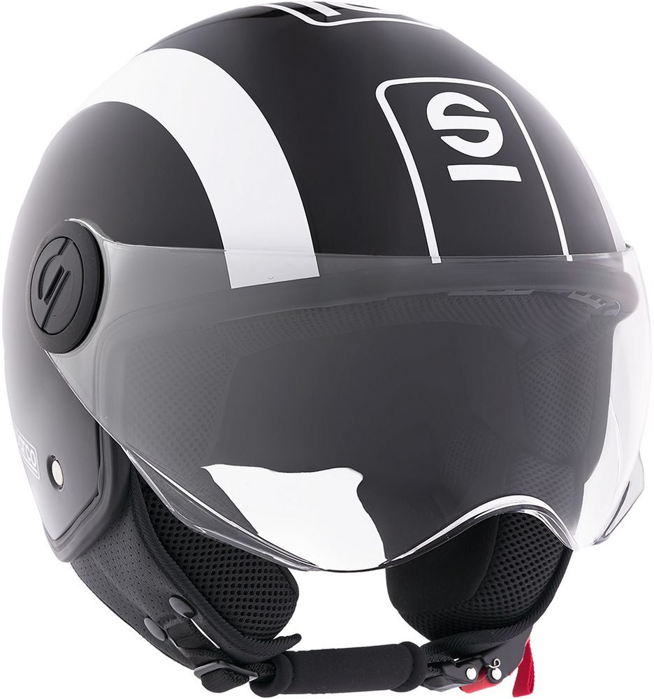 Casco Demi-Jet per moto Sparco con calotta in ABS Taglia L