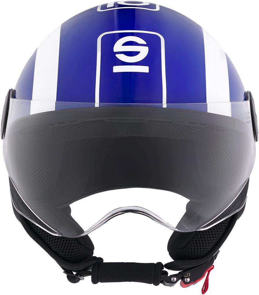 Casco Demi-Jet per moto Sparco con calotta in ABS Taglia S