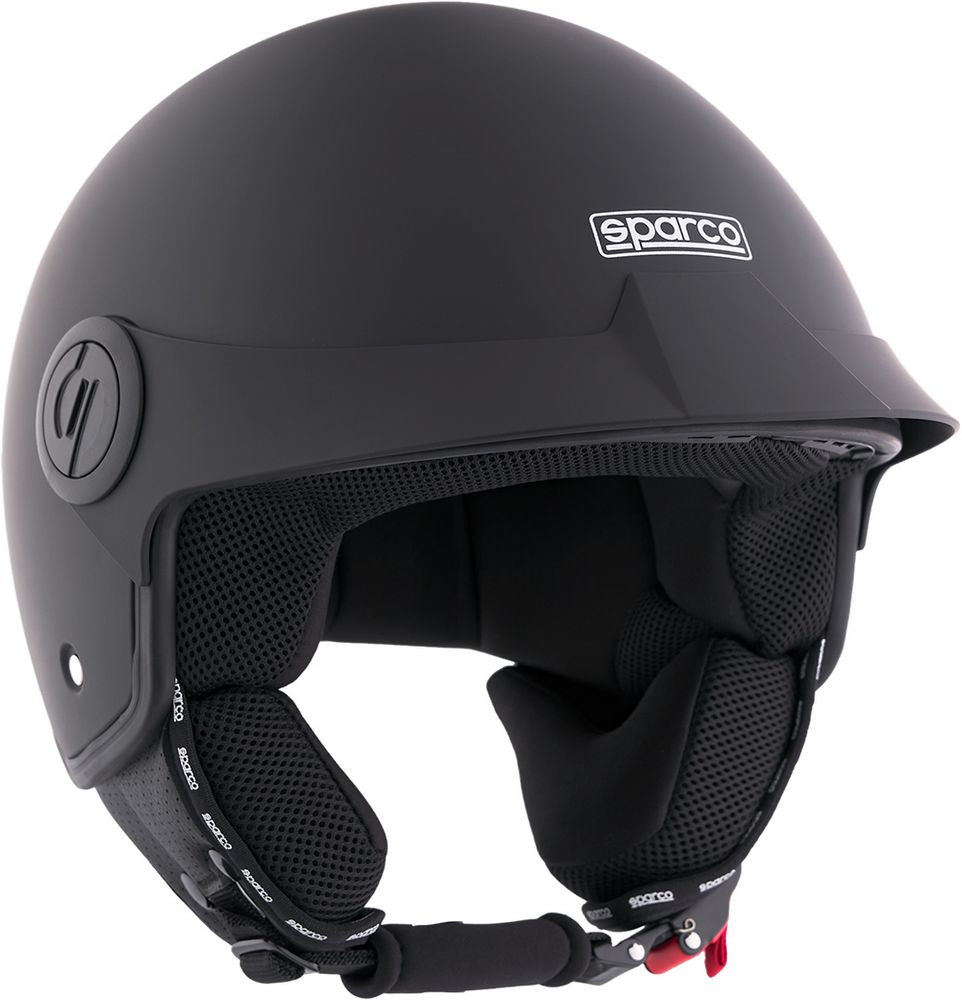 Casco Demi-Jet con Peak per moto Sparco con calotta in ABS Taglia XL