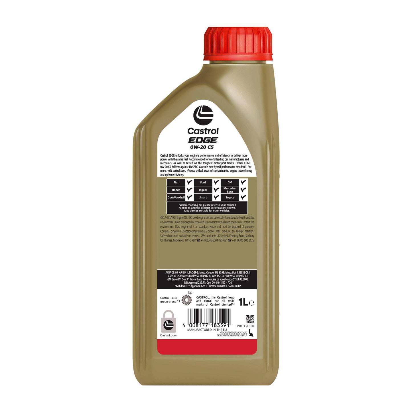 Olio Motore Castrol Edge 0w-20 C5 1l
