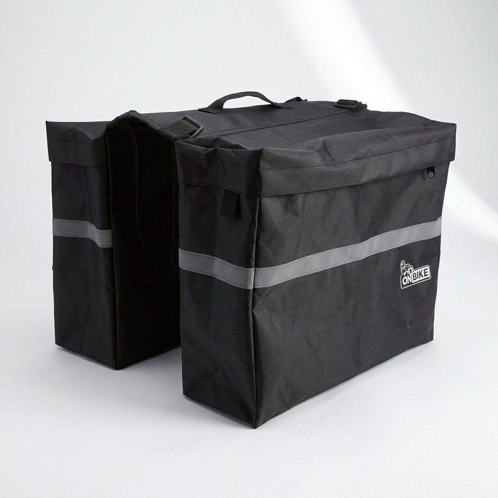 ON BIKE Doppia Borsa Per Portapacchi Posteriore 23 Litri  Borsa Doppia Bici