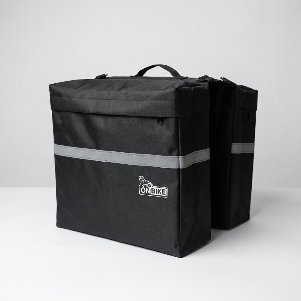 ON BIKE Borsa Doppia Bici Posteriore 23 Litri Impermeabile