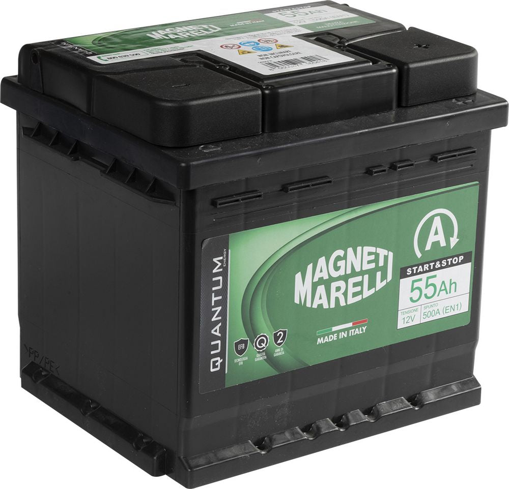 Magneti Marelli Batteria per auto Start&Stop 55AH 12V 500A EN1 per cassetta L01