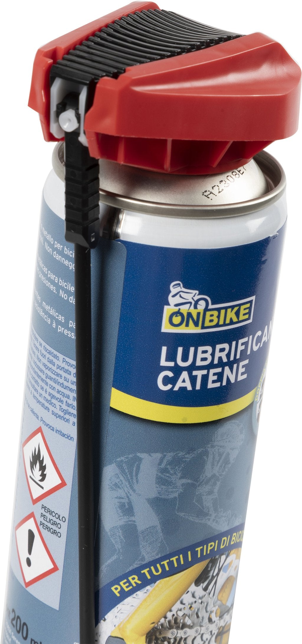 ON BIKE Lubrificante catene spray 200 ml adatto per tutti i tipi di biciclette