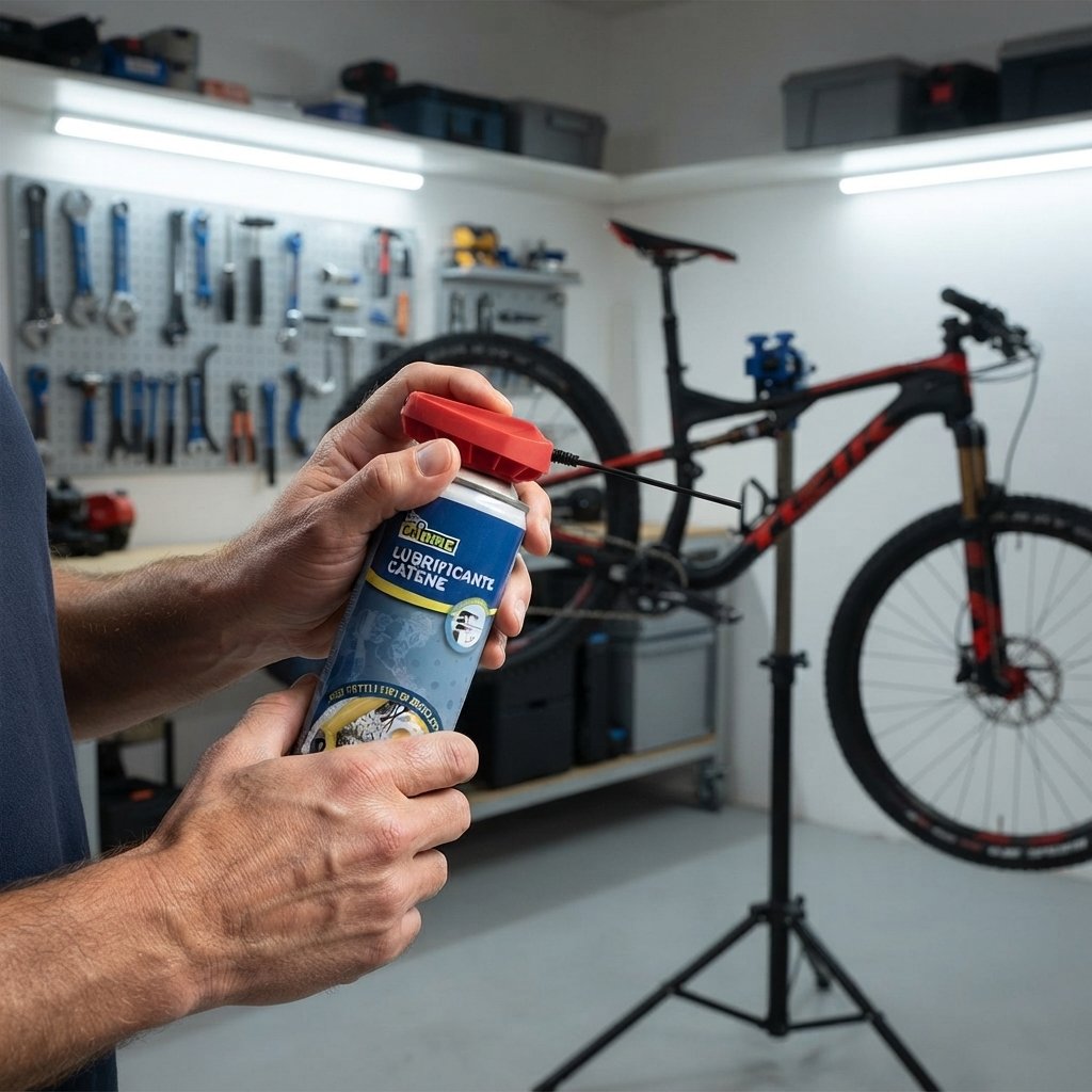 ON BIKE Lubrificante Catene Bici Spray 200 ml Doppio Erogatore