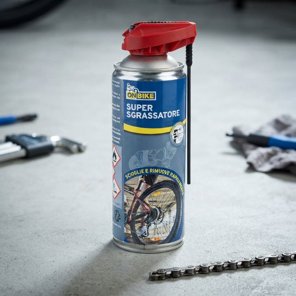 ON BIKE Super Sgrassatore Spray 400 Ml Doppio Erogatore