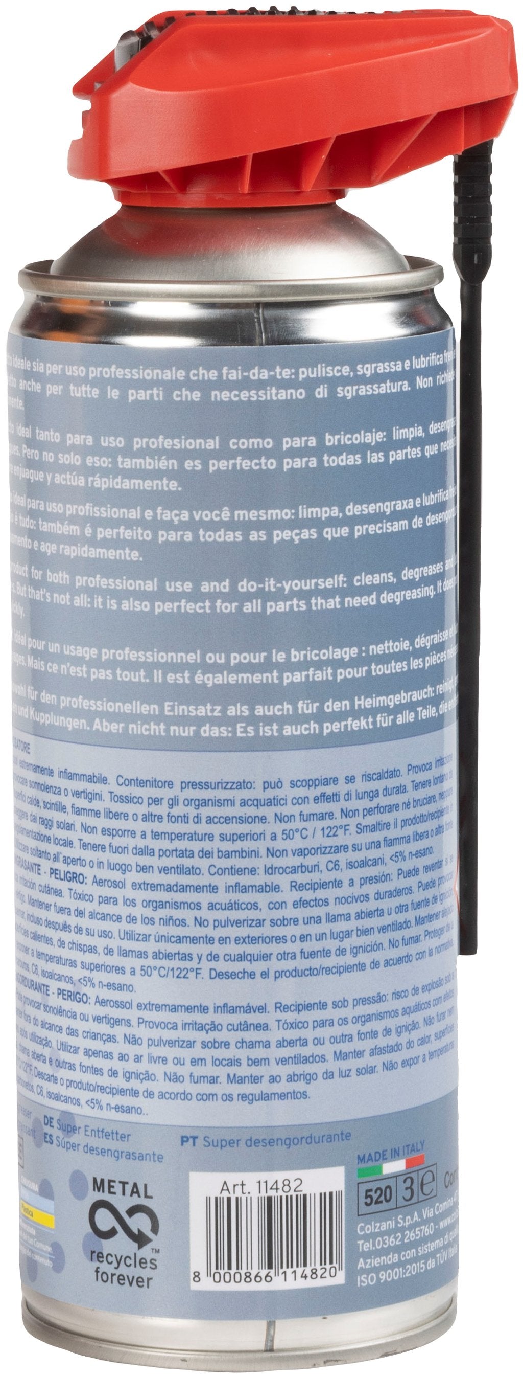 ON BIKE Super sgrassatore spray da 400 ml con doppio erogatore ad azione rapida