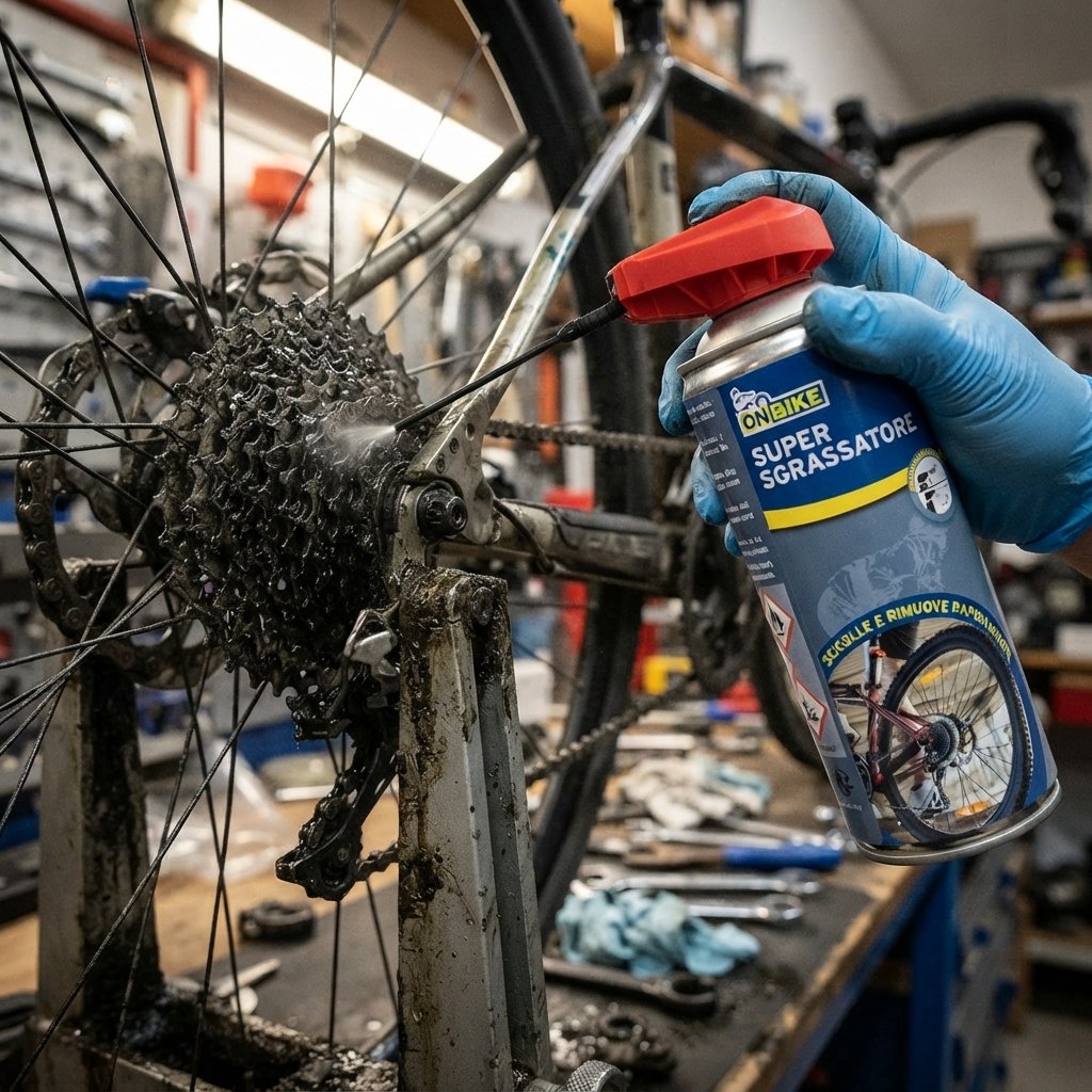 ON BIKE Super Sgrassatore Spray 400 Ml Doppio Erogatore